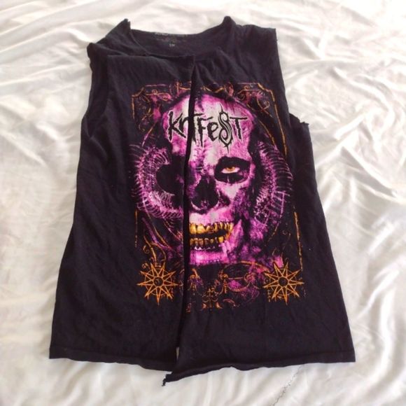 Knot fest slip knot Band Shirt vest size Small - Picture 1 of 4